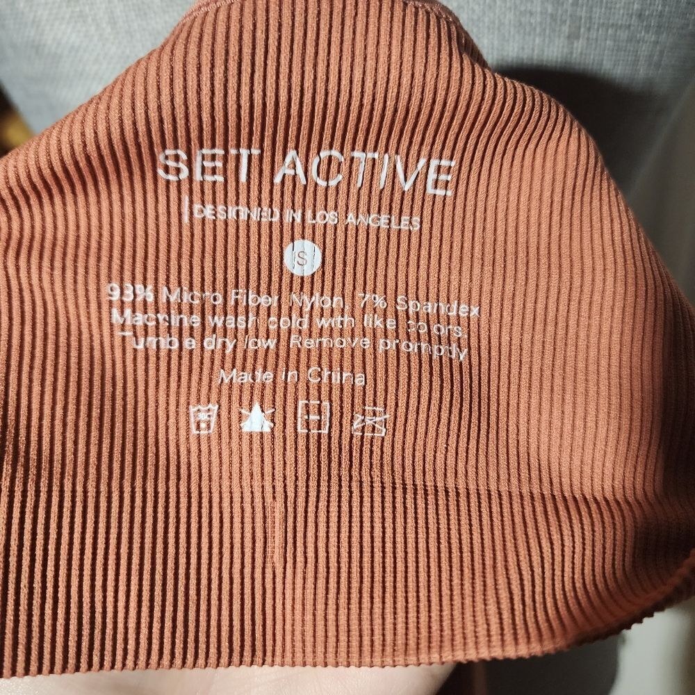 SET ACTIVE scupltflex ribbed bra - Picture 4 of 4